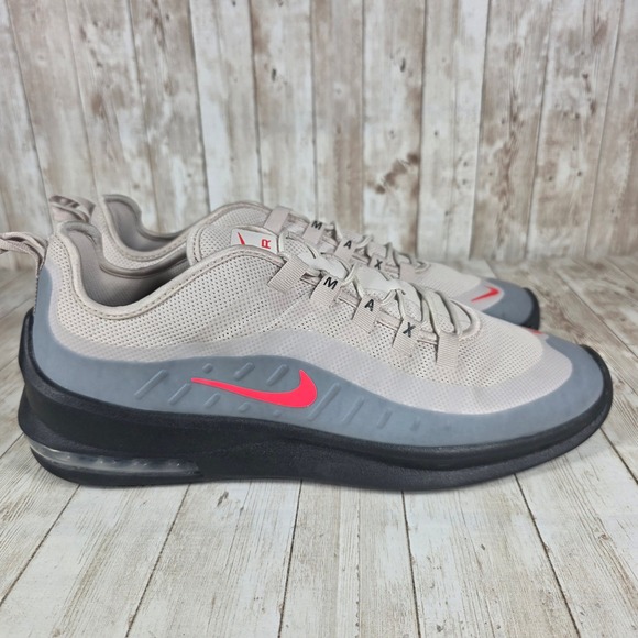Nike‎ Air Max Axis Running Shoes AA2146-014 Gray Red Mens Size 13 Sneakers - Picture 1 of 7
